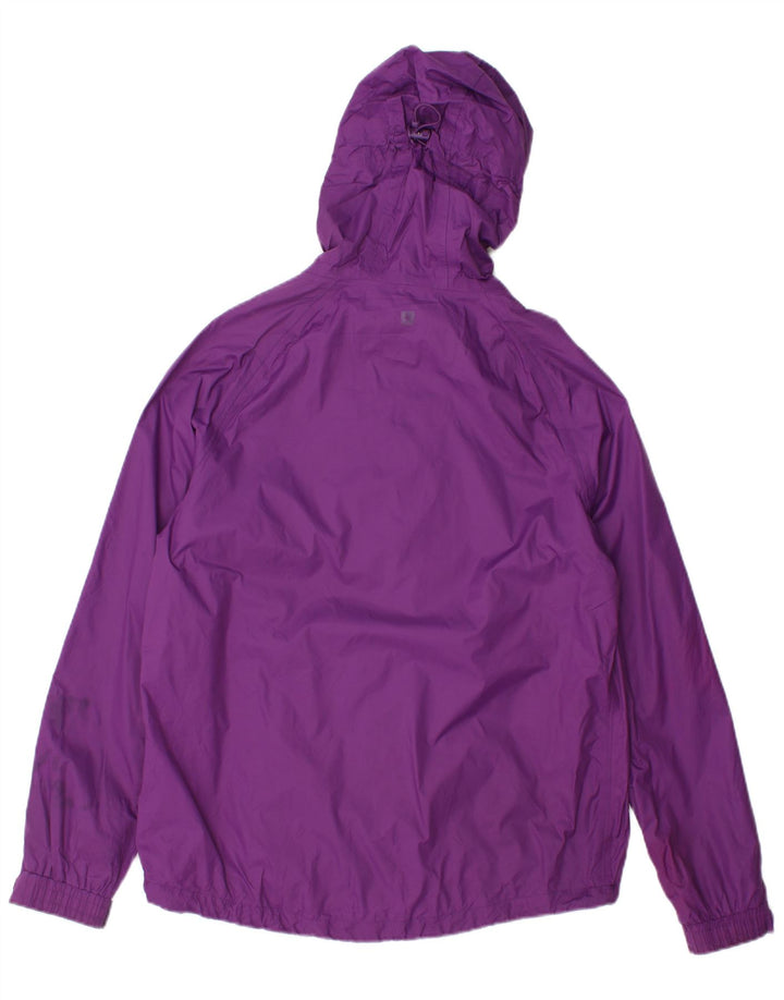 Mountain Warehouse ženska kišna jakna s kapuljačom UK 12 srednje ljubičasta najlonska boja