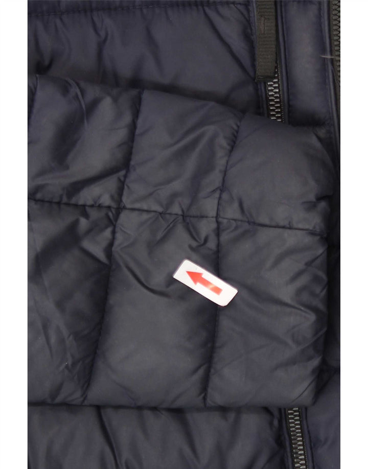 Muška podstavljena jakna Calvin Klein UK 40 Large Navy Blue Nylon