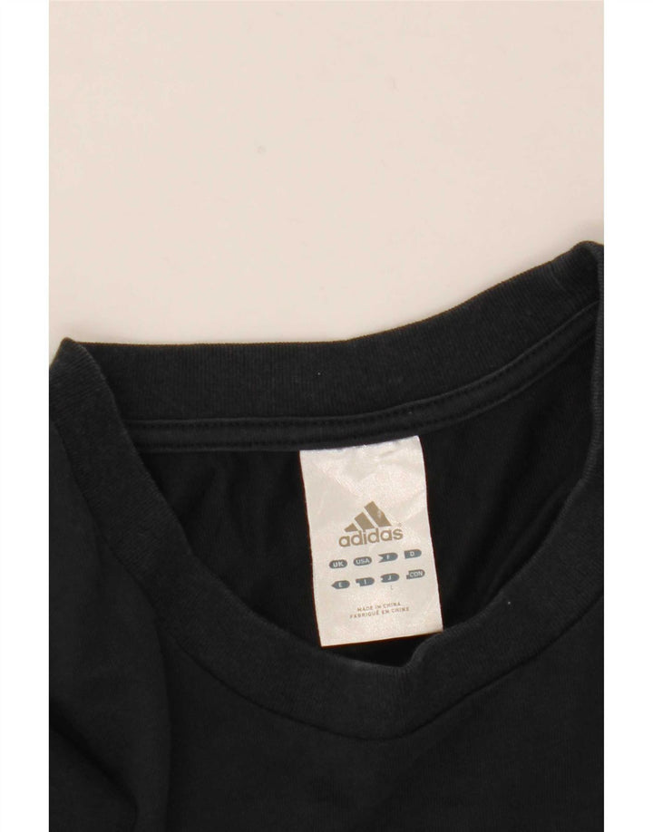 Adidas muška majica s grafičkim motivima dugih rukava srednje tamnoplava
