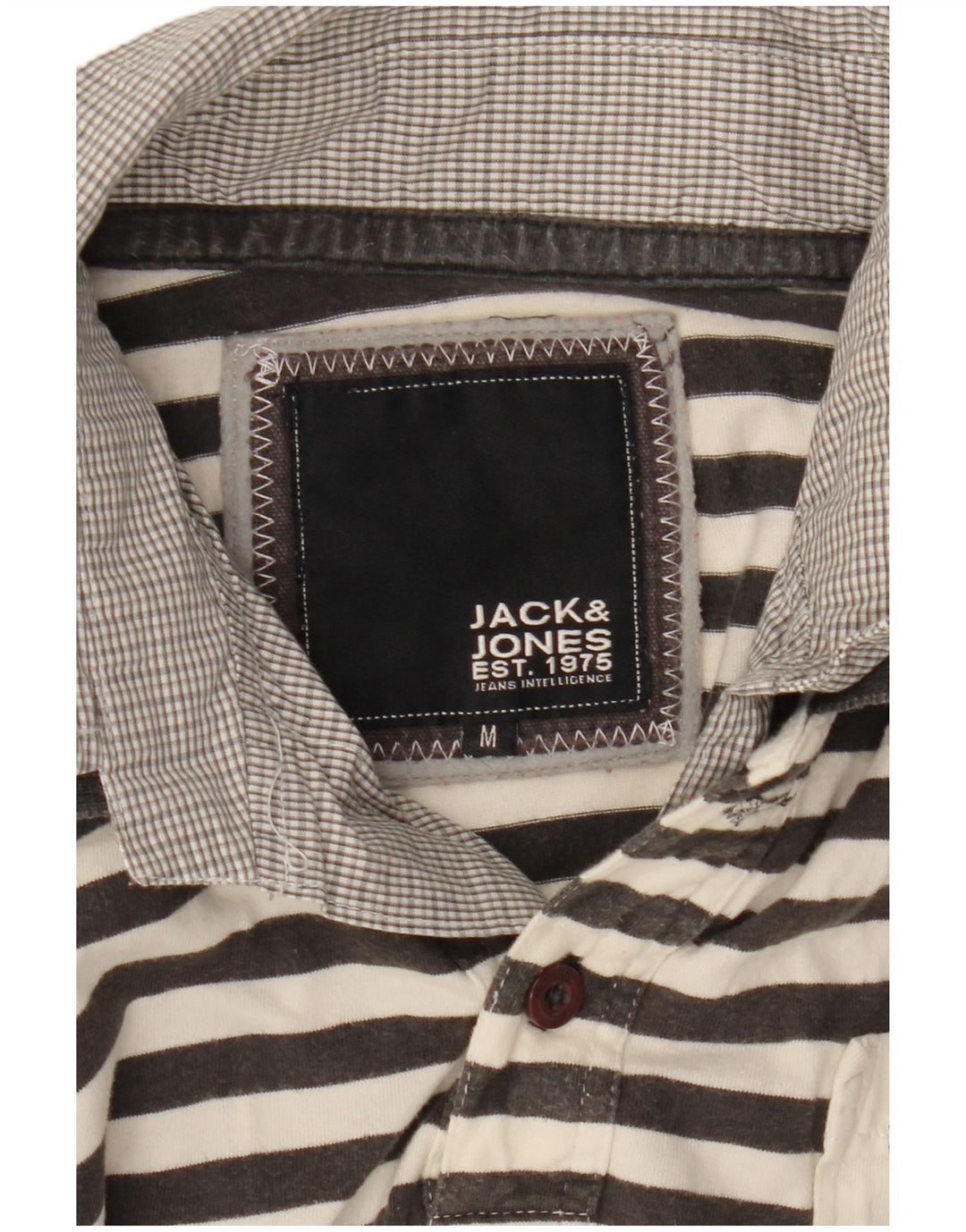 JACK & JONES muška grafička polo majica srednje sive pruge