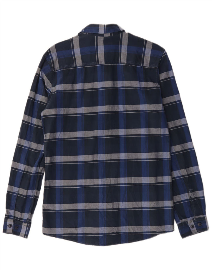 Jack & Jones muška košulja mala tamnoplava karirana pamuk