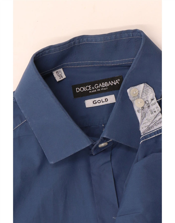 Dolce & Gabbana muška košulja veličina 15 1/2 39 srednje plava pamuk