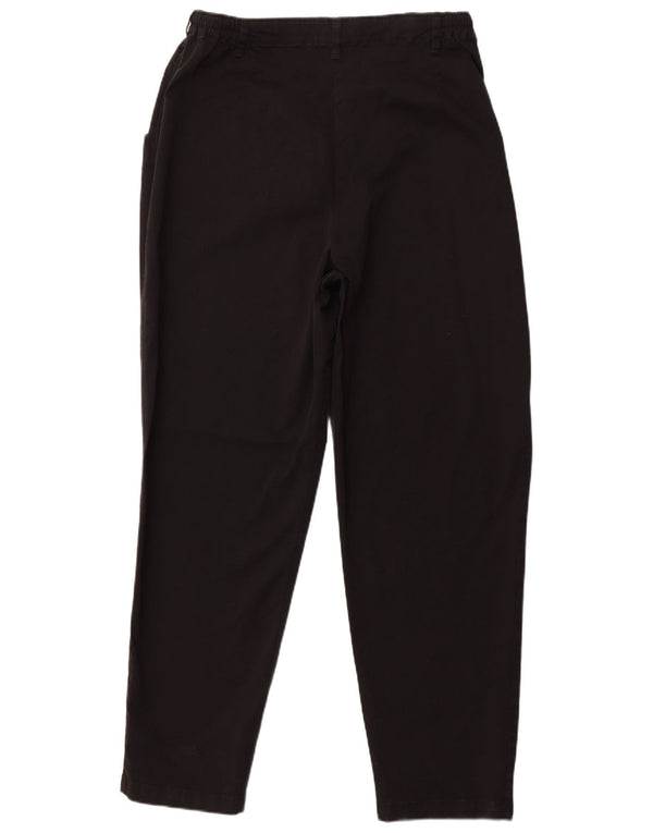 LEE Ženske chino hlače opuštenog kroja US 22 3XL W40 L31 crni pamuk