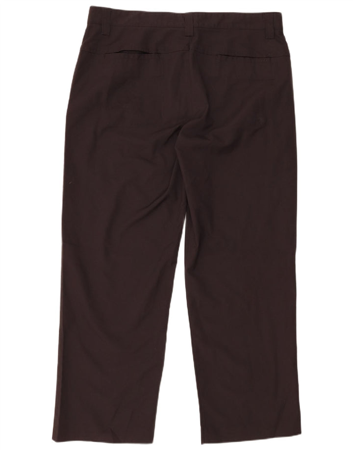 IZOD Muške ravne chino hlače W36 L30 crni poliester
