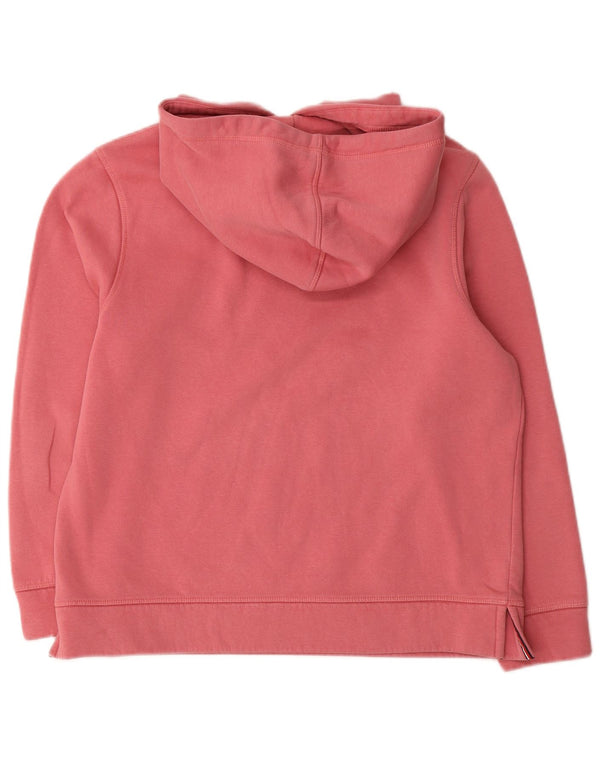 Ženska majica s kapuljačom Tommy Hilfiger UK 14 Srednje ružičasti pamuk