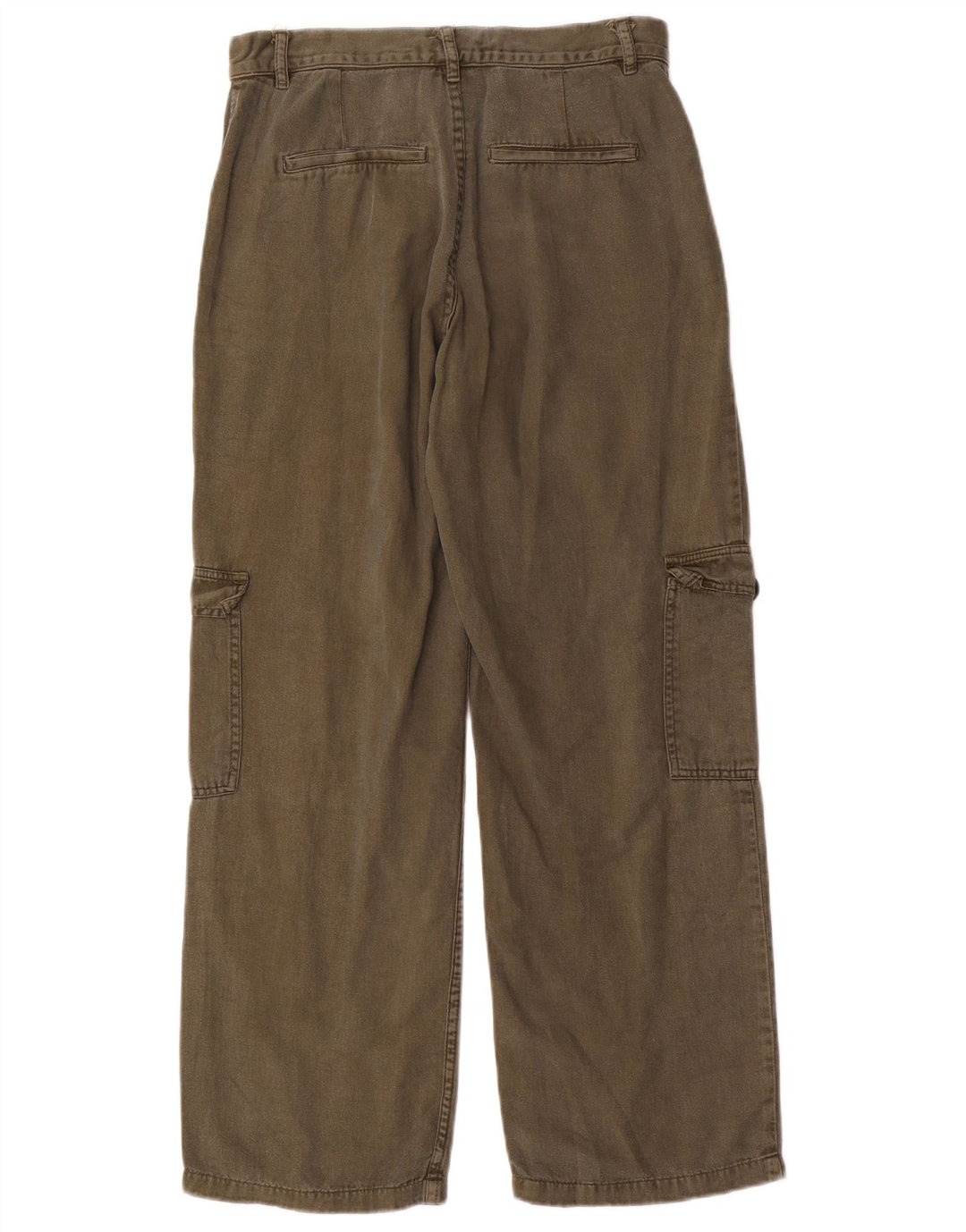 Zara ženske ravne kargo hlače male W26 L27 kaki