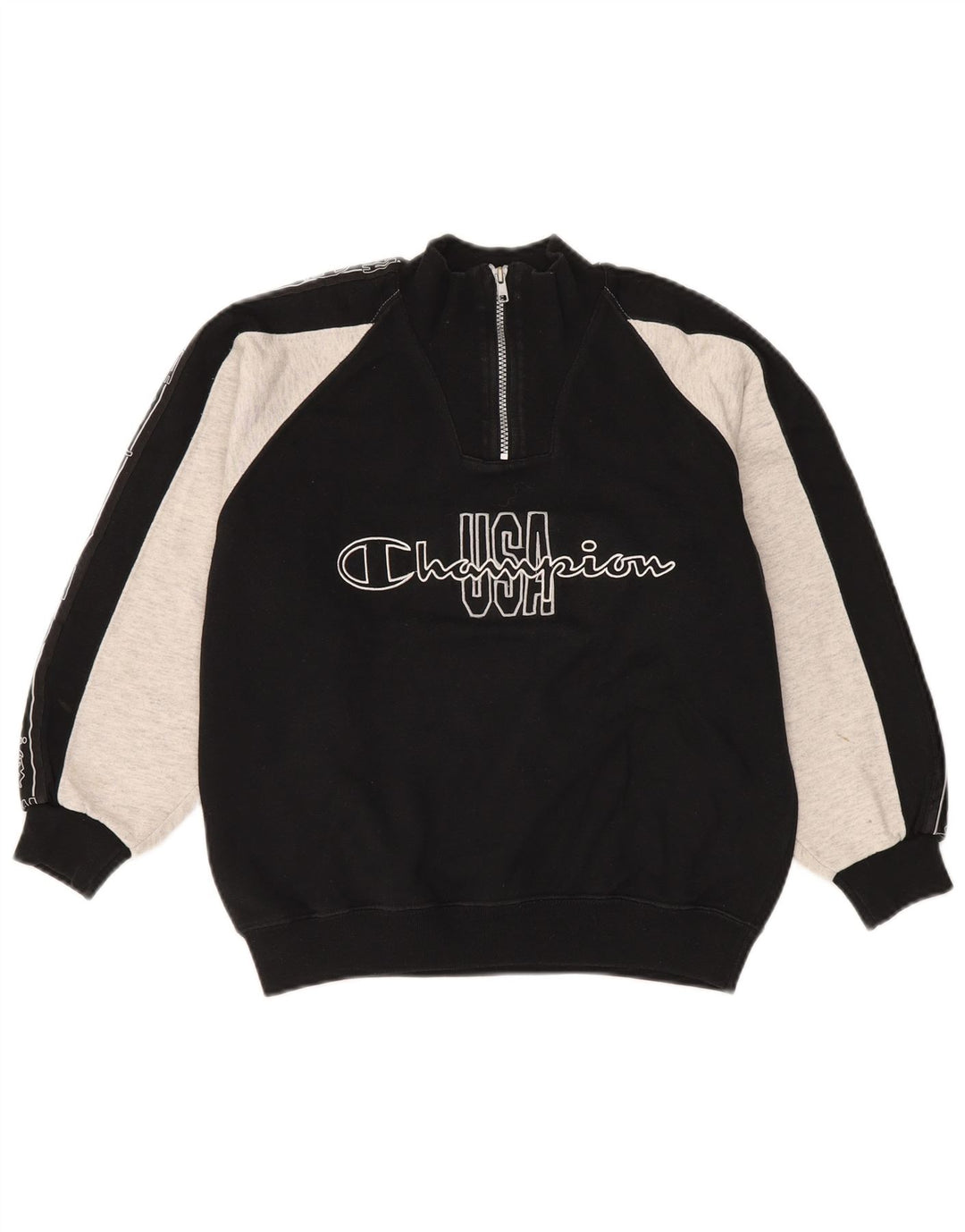 Champion Boys Graphic Sweatshirt Džemper 9-10 godina srednje crne boje