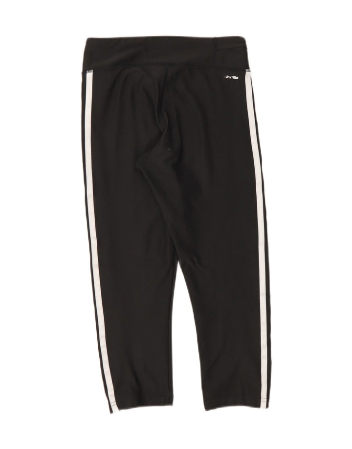 ADIDAS Womens Climalite Capri Leggings UK 4 XS  Black Polyester Vintage Adidas and Second-Hand Adidas from Messina Hembry 