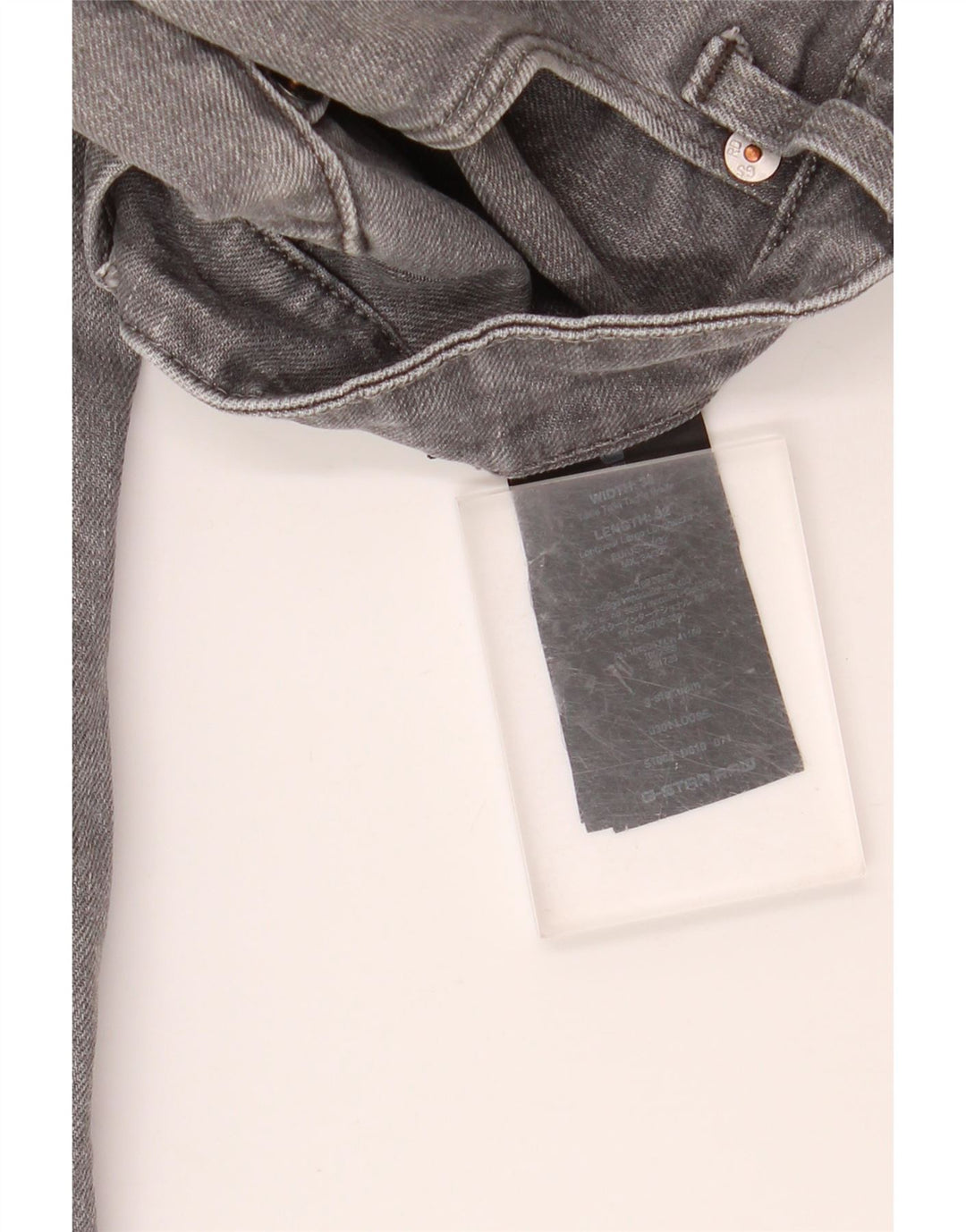 G-STAR Muške široke traperice W34 L32 Sivi pamuk