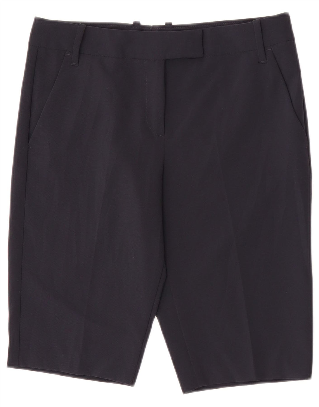 Benetton ženske kratke chino hlače IT 40 male W28 tamnoplavi poliester