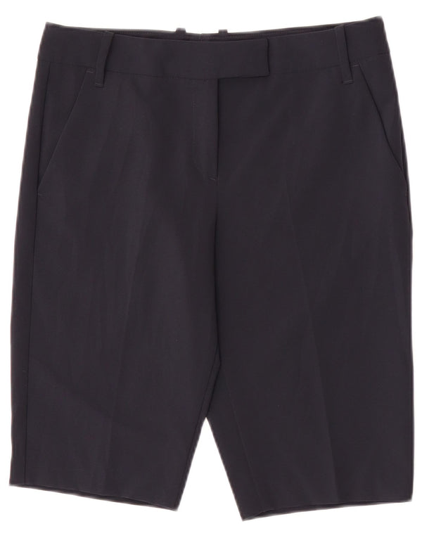 Benetton ženske kratke chino hlače IT 40 male W28 tamnoplavi poliester