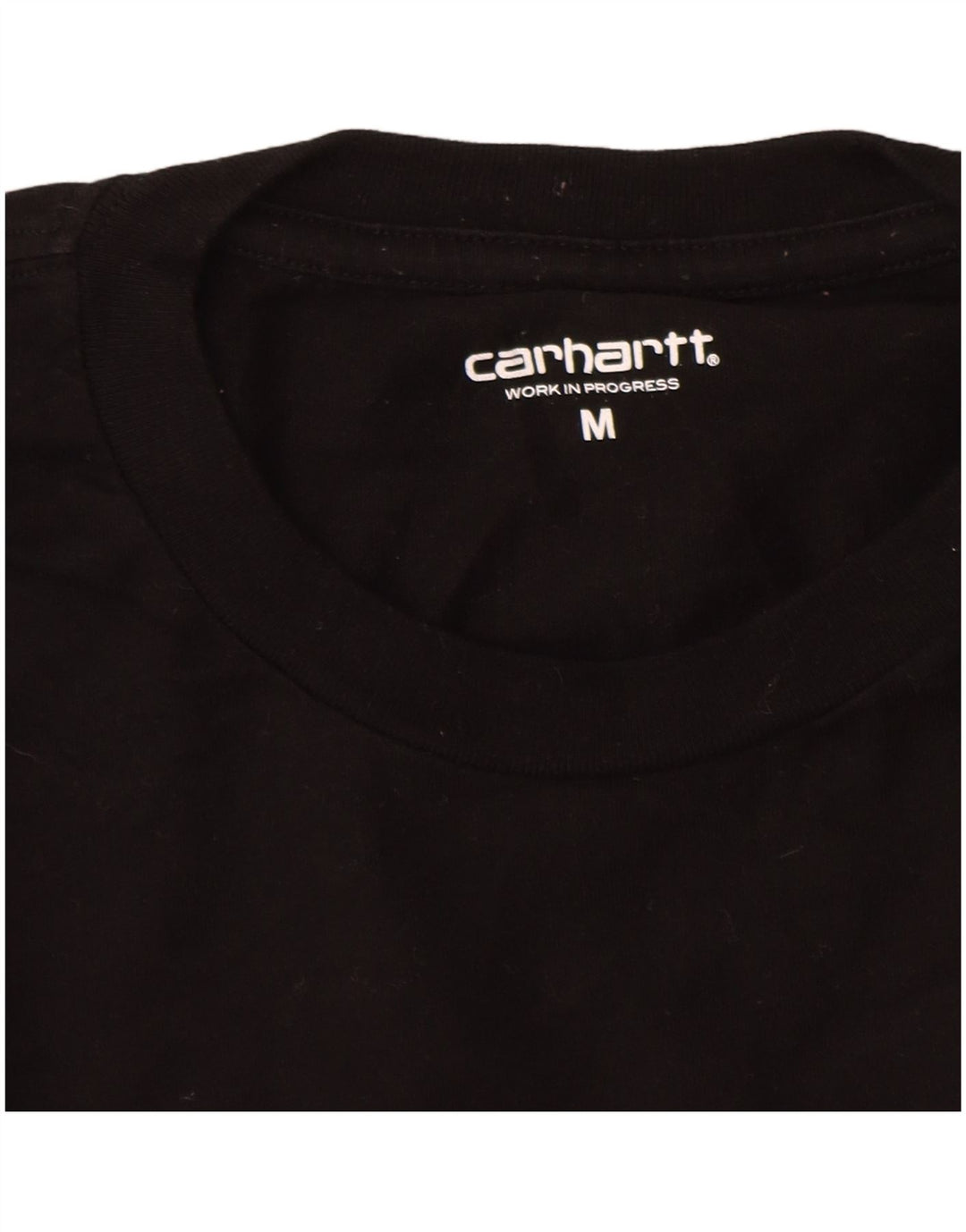 Carhartt muška majica dugih rukava srednje crne pamučne boje