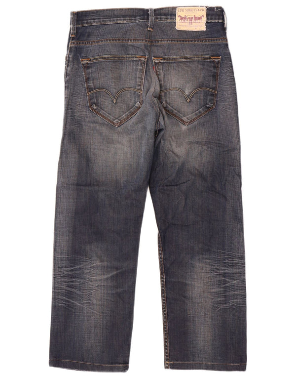 Levi's muške ravne traperice W34 L29 plavi pamuk