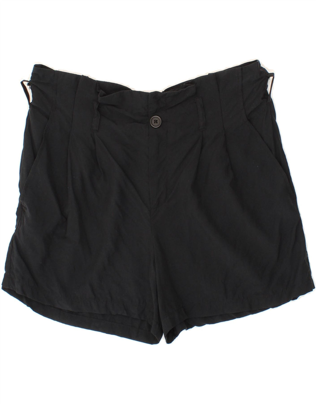 BENETTON Womens Pegged Chino Shorts IT 44 Medium W34  Black Modal Vintage Benetton and Second-Hand Benetton from Messina Hembry 