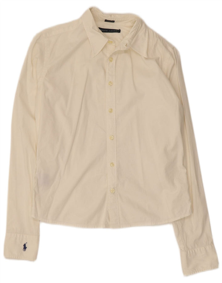 Ženska uska košulja Ralph Lauren US 8 srednje bijele boje