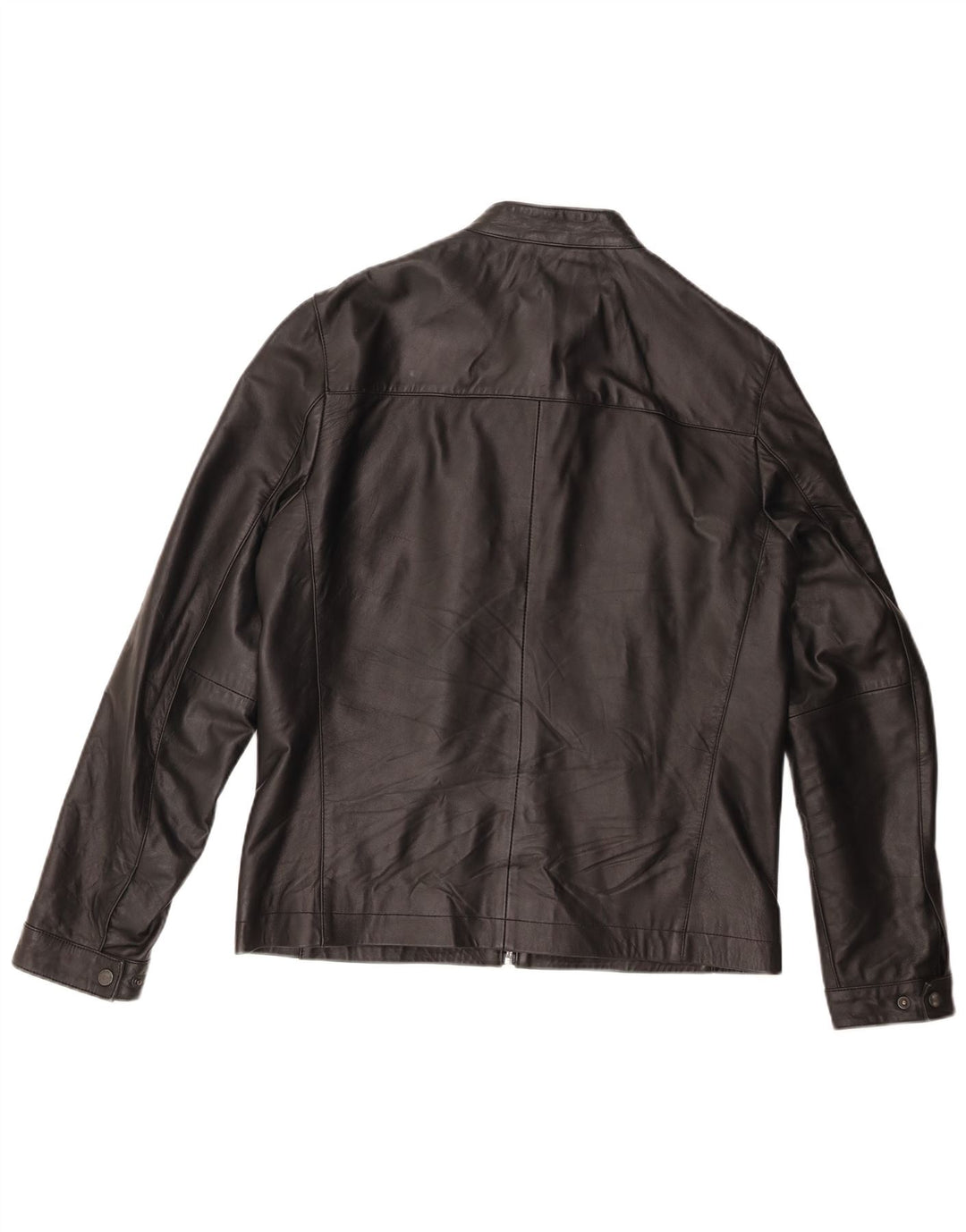 Ted Baker muška kožna jakna veličine 4 velika crna kožna