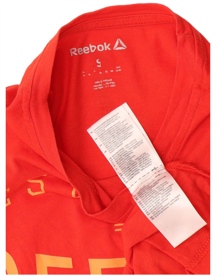Reebok muška majica s grafičkim motivima, mali crveni pamuk