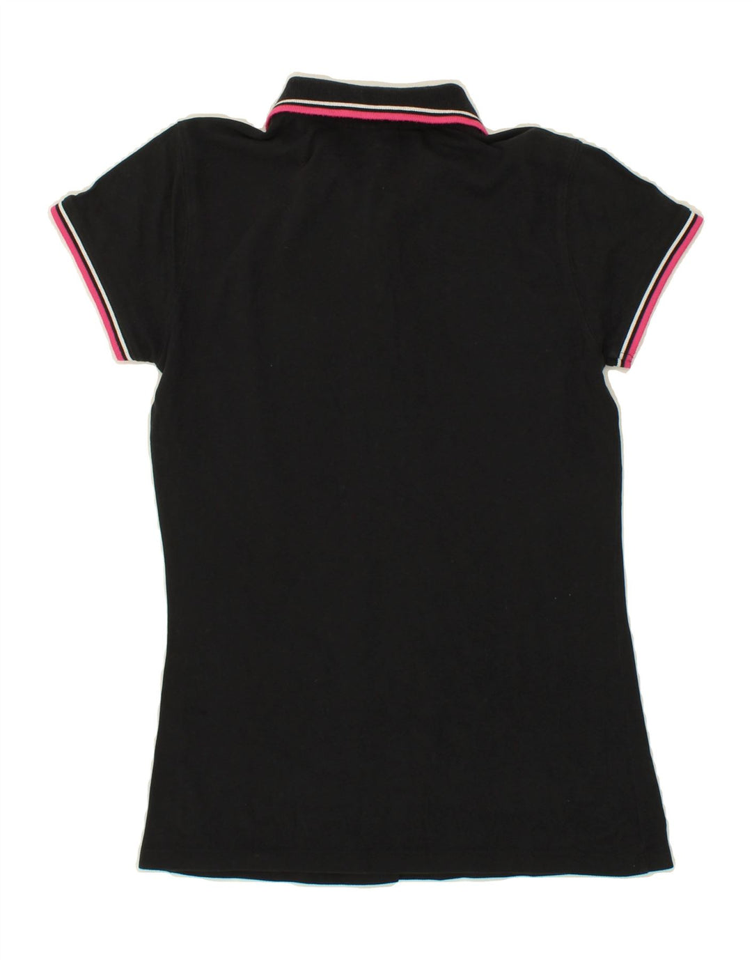 DIADORA Womens Polo Shirt UK 10 Small Black Vintage Diadora and Second-Hand Diadora from Messina Hembry 