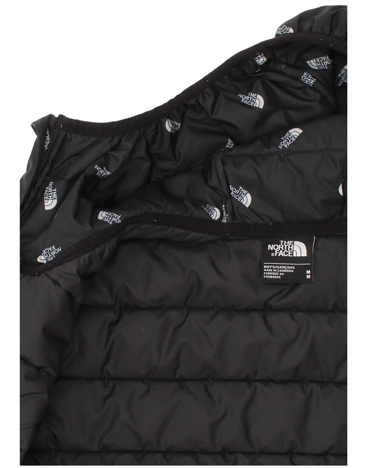Podstavljena jakna s kapuljačom North Face Boys Graphic 9-10 godina srednje crna