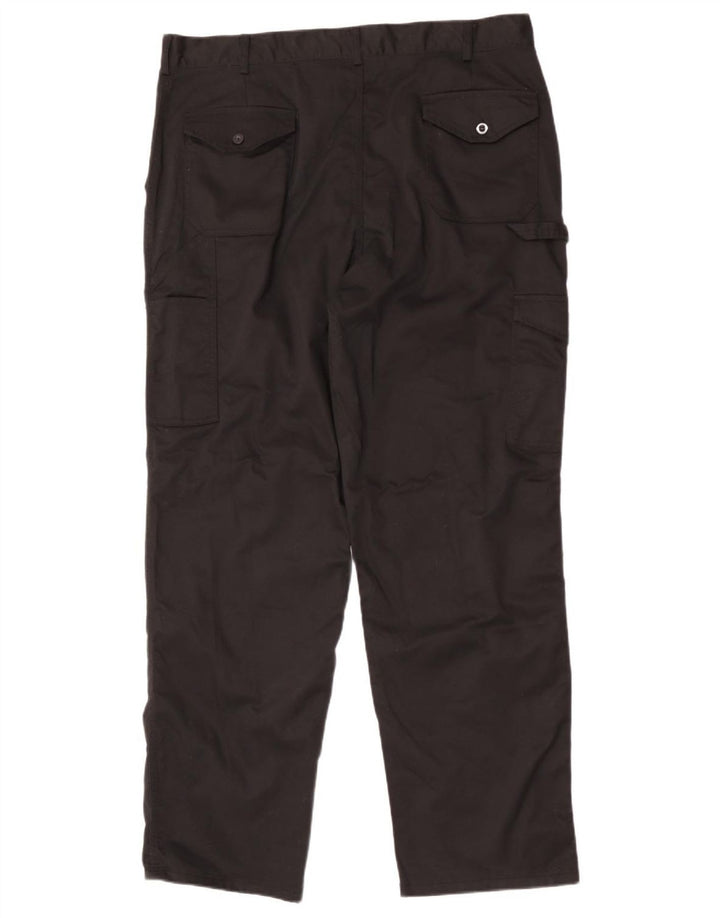 Dickies muške Redhawk ravne kargo hlače W40 L33 crni poliester