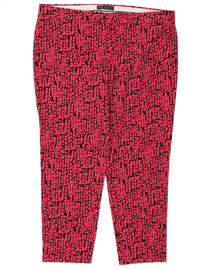 Marks & Spencer ženske skraćene hlače s apstraktnim uzorkom UK 18 XL W38 L25 P