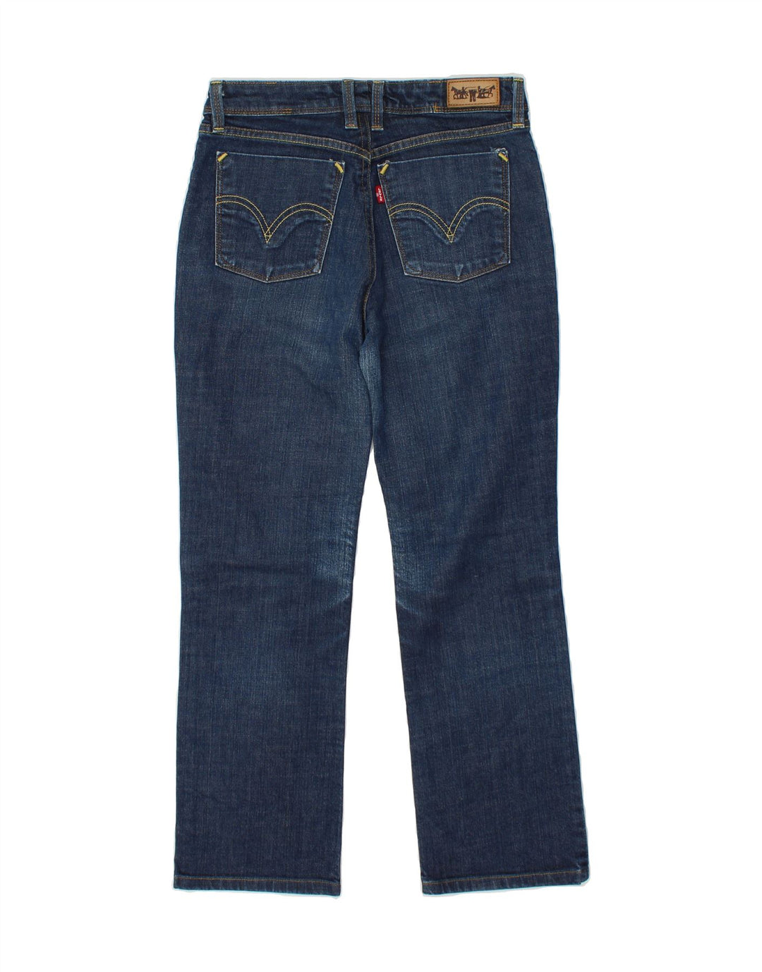 LEVI'S Womens Straight Jeans W28 L28 Blue Cotton Vintage Levi's and Second-Hand Levi's from Messina Hembry 