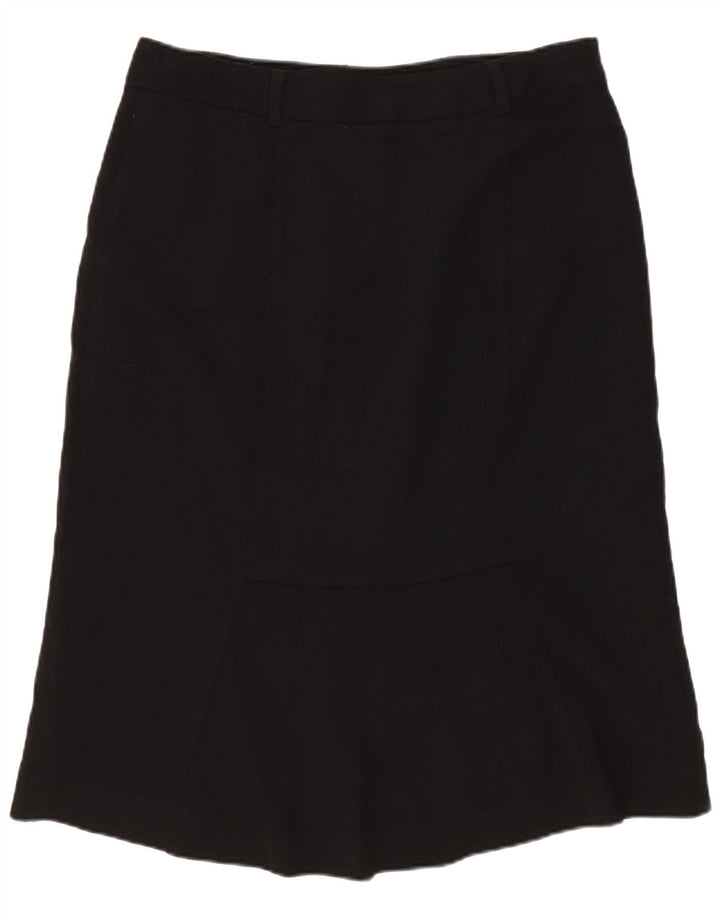 Ralph Lauren ženska suknja A-kroja US 6 srednje W30 crna vuna