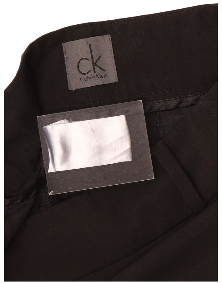 Calvin Klein ženske uske ležerne hlače W32 L32 crni poliester
