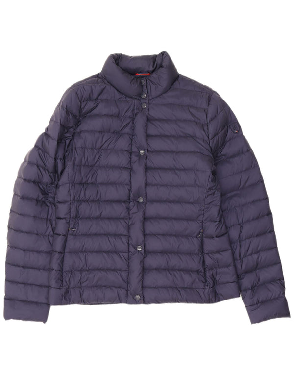 Tommy Hilfiger ženska podstavljena jakna UK 16 Large tamnoplavi najlon
