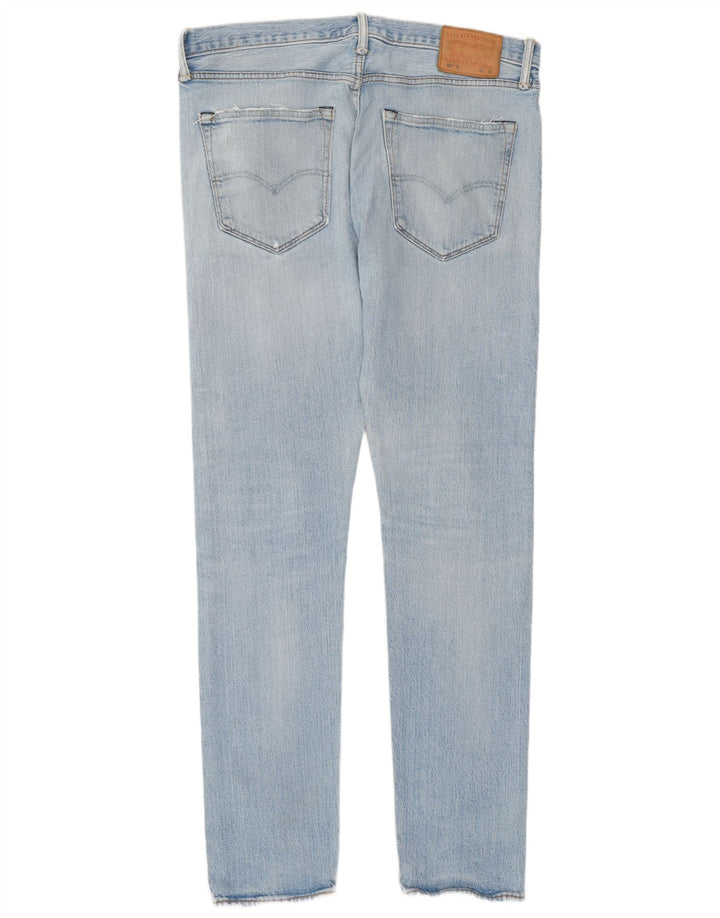 Levi's muške uske traperice W36 L32 plavi pamuk
