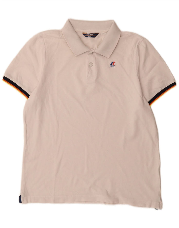 K-Way muška polo majica srednje bijele boje