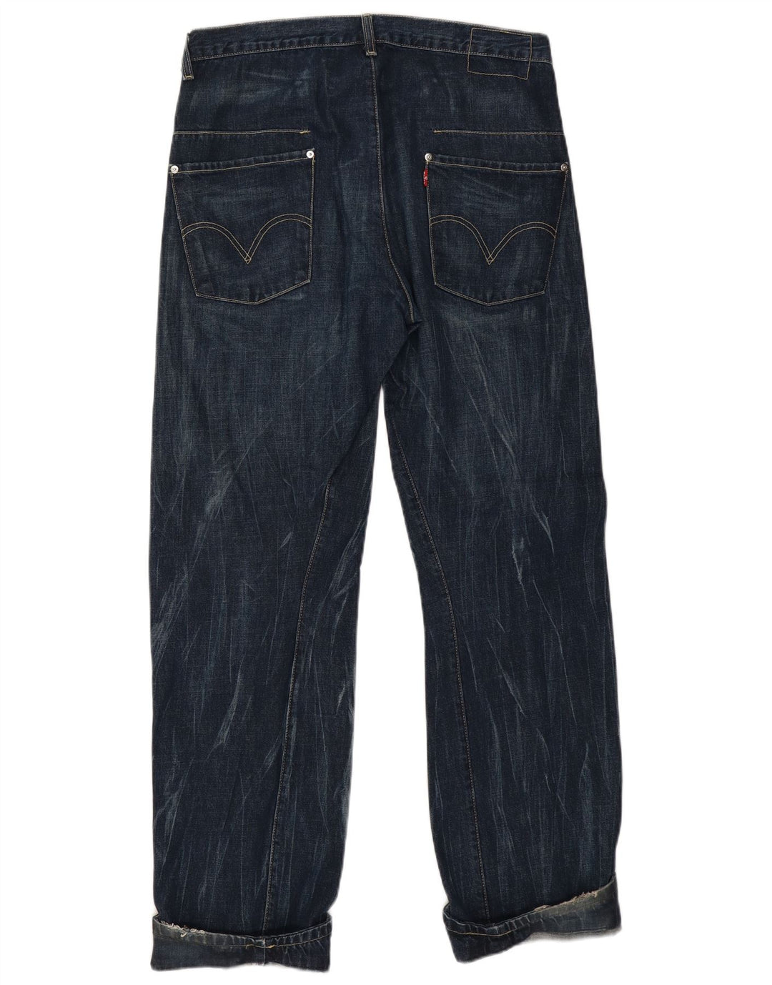 Levi's muške ravne traperice W36 L32 tamnoplave
