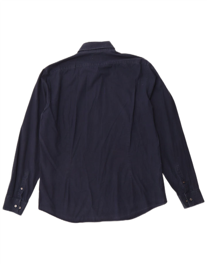 CALVIN KLEIN muška uska košulja veličine 16 1/2 velika tamnoplava pamuk