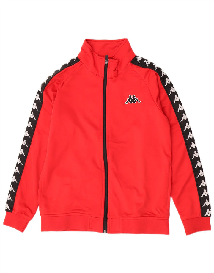 Gornja jakna trenirke Kappa Boys Graphic 11-12 Years Red Colourblock