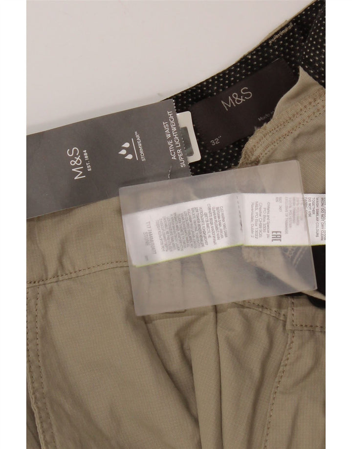 Marks & Spencer muške kargo kratke hlače W32 srednje bež pamuk