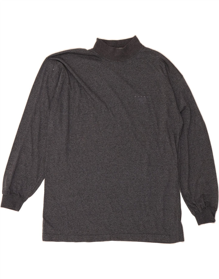 VINTAGE Mens Sweatshirt Jumper Medium Grey Polyester Vintage Vintage and Second-Hand Vintage from Messina Hembry 