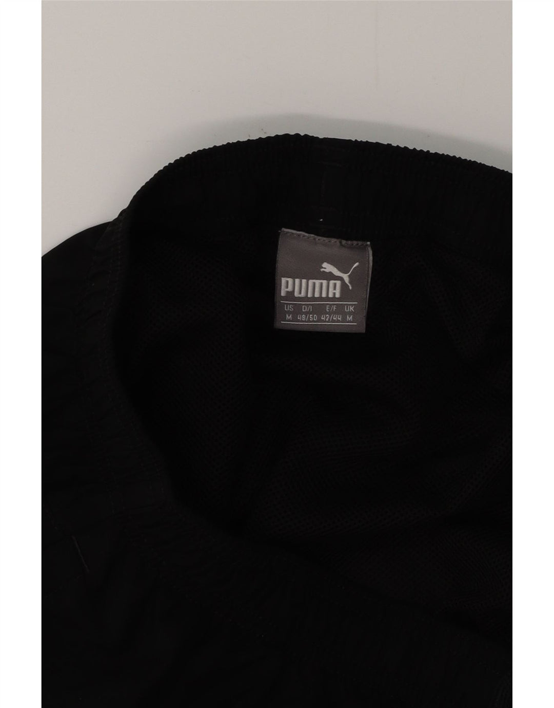 PUMA Mens Graphic Sport Shorts Medium  Black Polyester