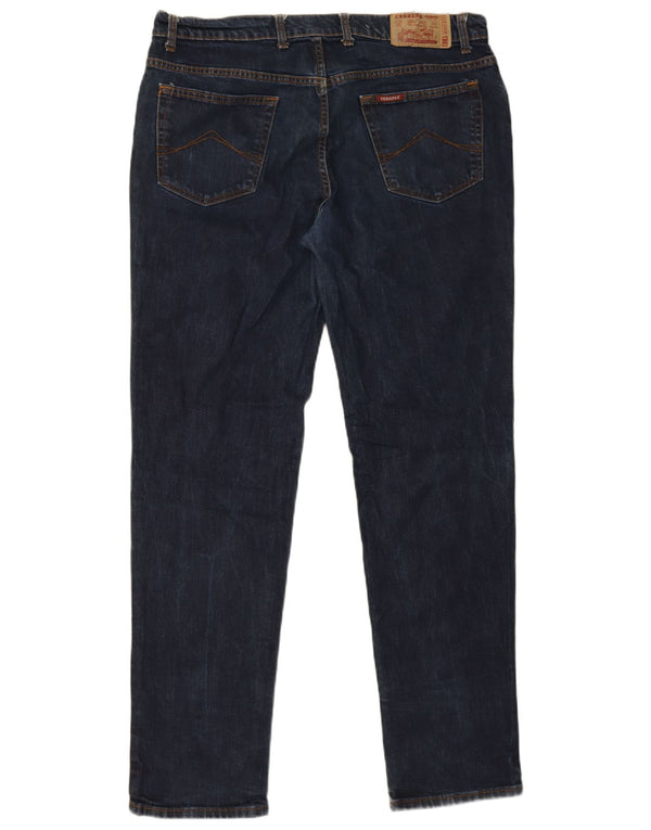 Carrera Mens 700 Regular Slim Jeans W40 L34 Plavi pamuk