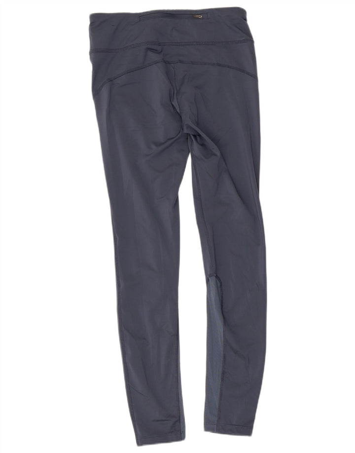 NIKE Ženske Dri Fit Leggings UK 10 Male tamnoplave poliesterske