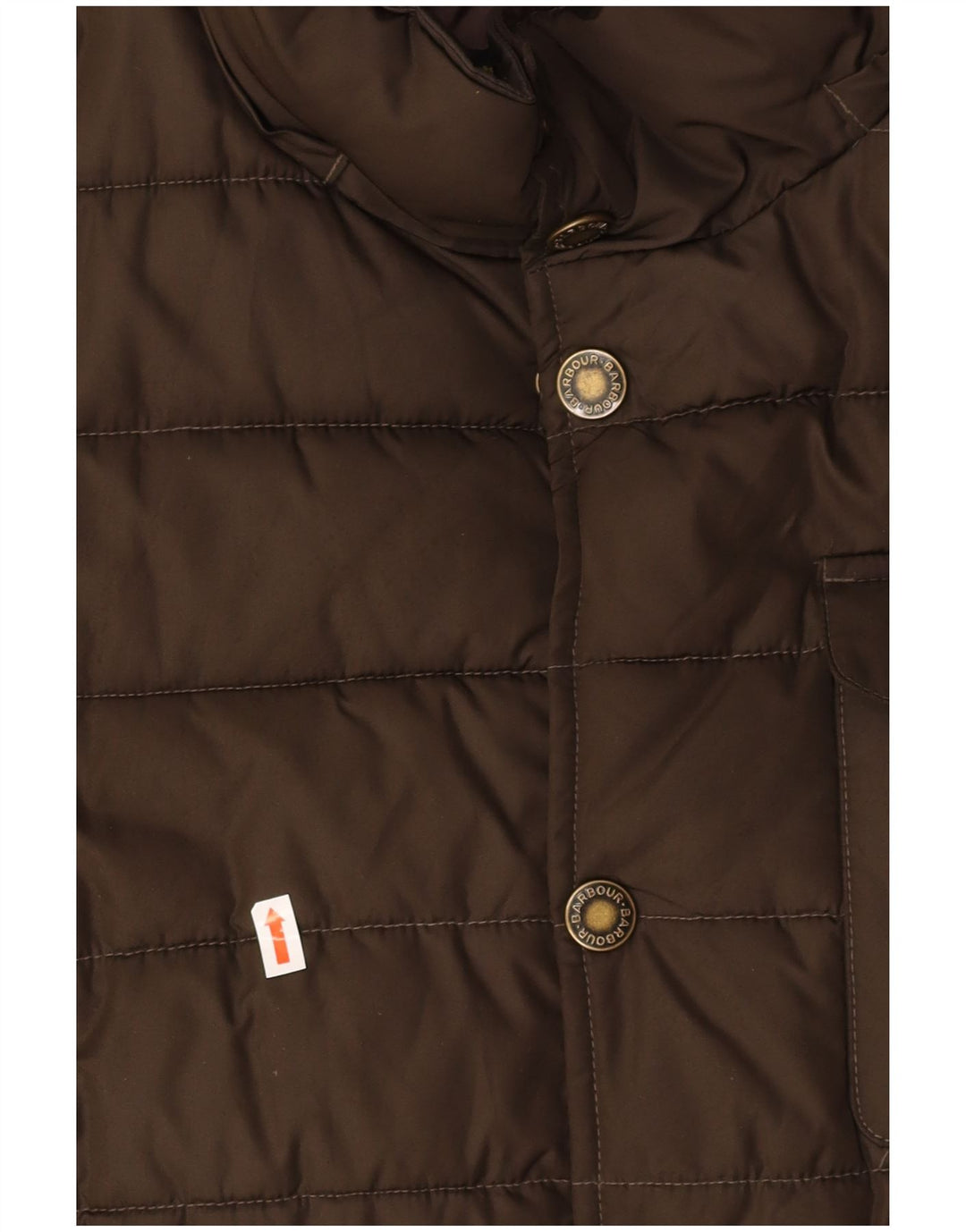 BARBOUR Muška podstavljena jakna UK 36 Mali smeđi poliester