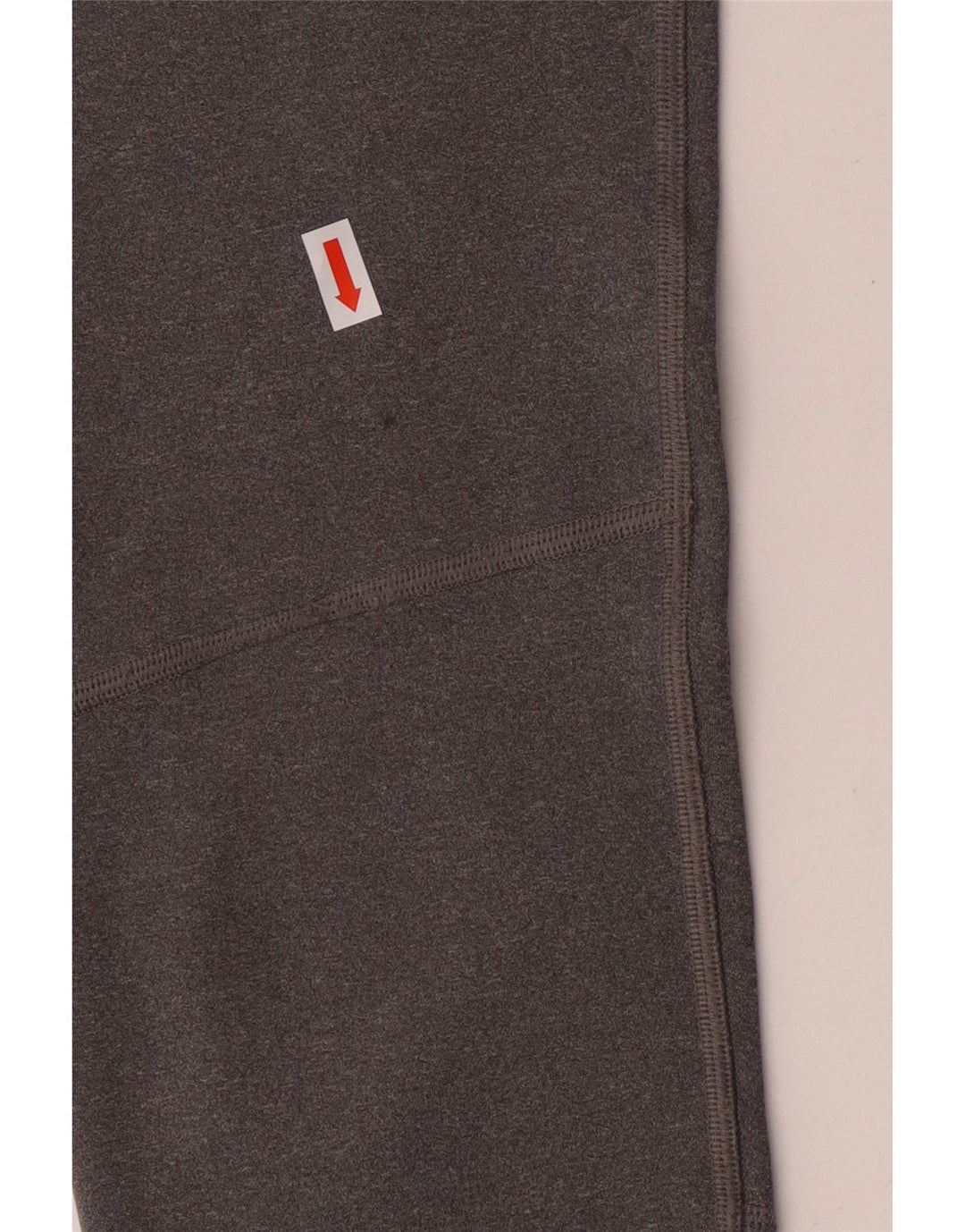 NIKE Girls Dri Fit Graphic Leggings 12-13 Years Large Grey Colourblock