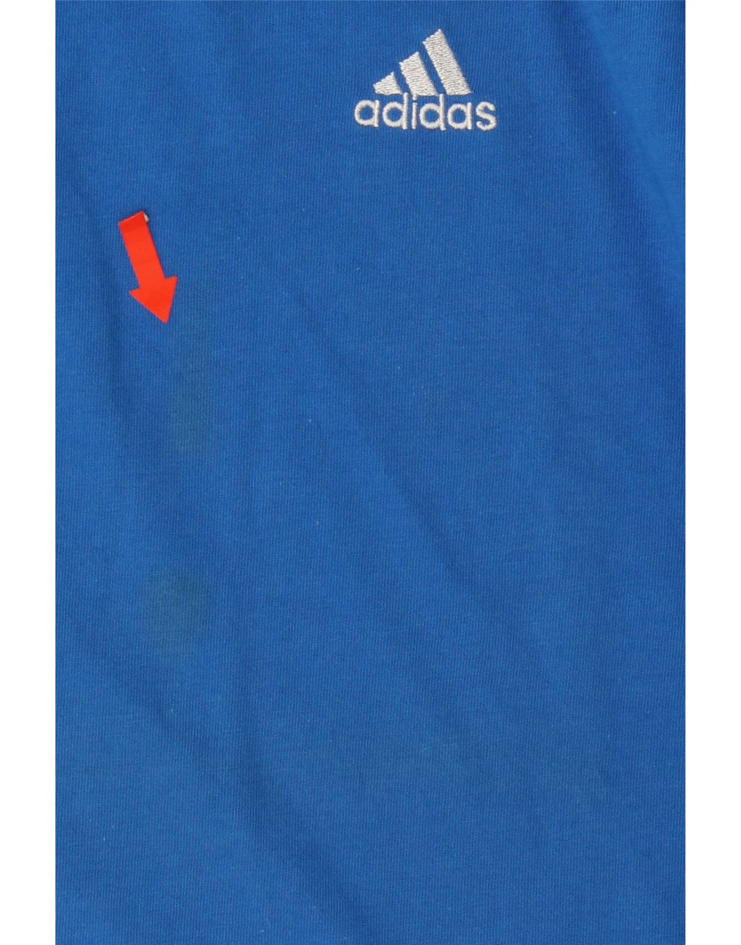 ADIDAS Mens T-Shirt Top Large Blue Cotton Vintage Adidas and Second-Hand Adidas from Messina Hembry 