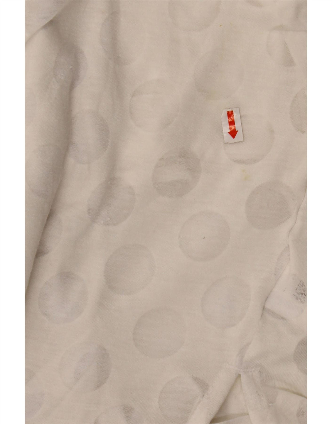 ADIDAS ženski prsluk UK 10 Mali bijeli geometrijski poliester