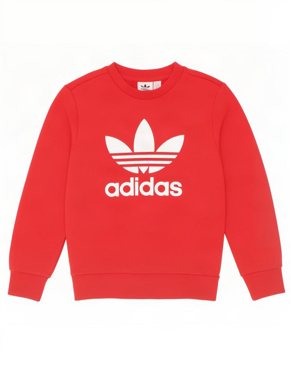 Nike Boys Graphic Sweatshirt Džemper 7-8 godina, crveni pamuk