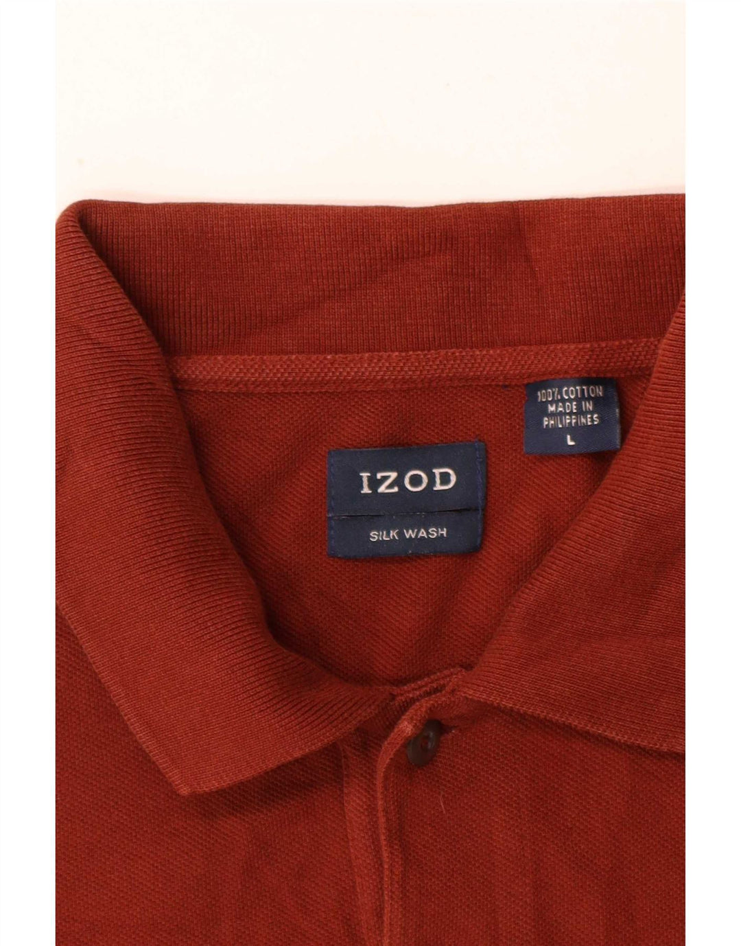 Izod muška polo majica velika kestenjasta pamuk