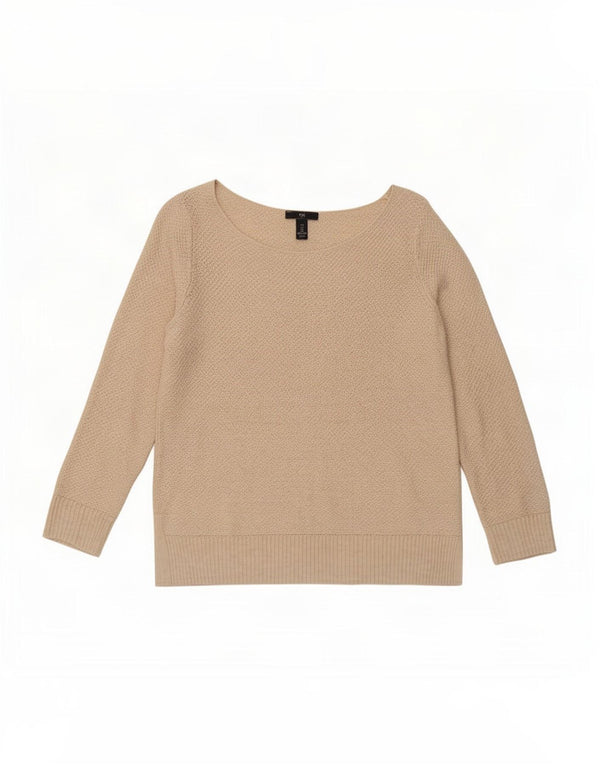 Gap ženski veliki džemper s veznim izrezom UK 10 Small Beige