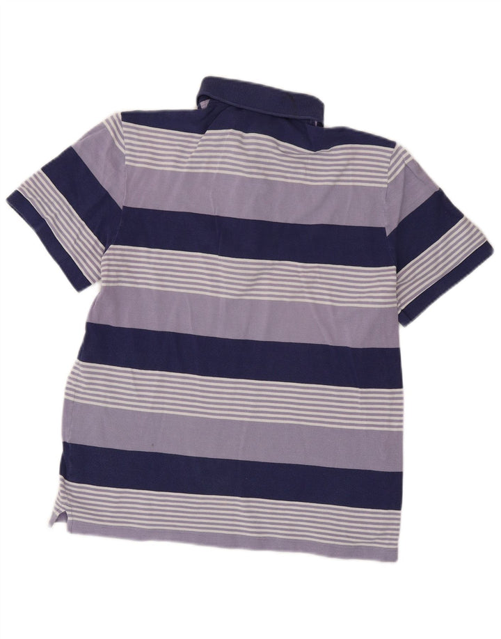Lacoste muška polo majica veličine 4 srednje ljubičaste pruge