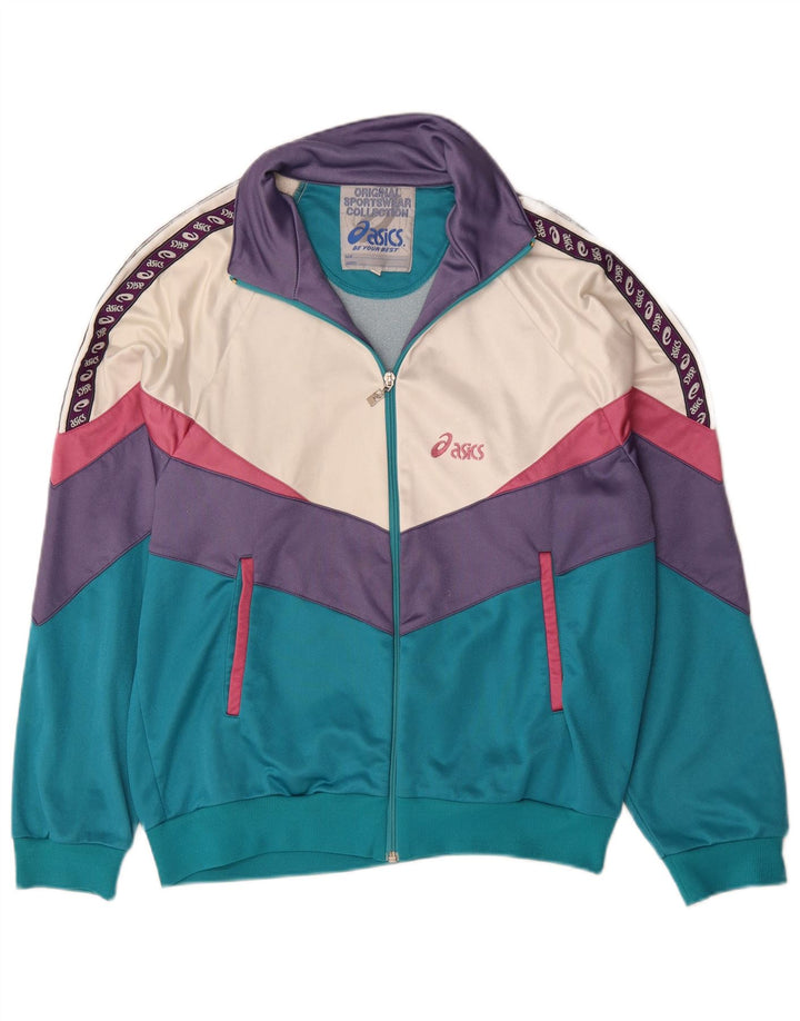 Asics muška gornja jakna s grafičkim motivima IT 52 veliki blok zelene boje