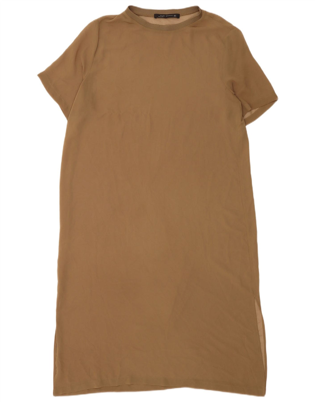 Zara ženska osnovna haljina UK 18 XL smeđa
