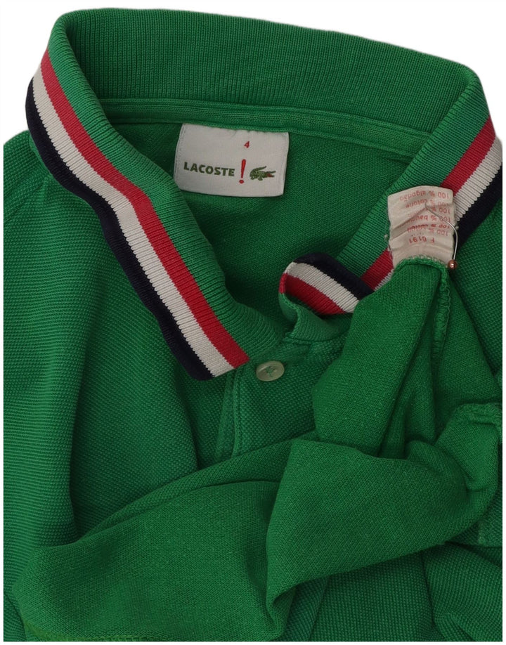 LACOSTE muška polo majica veličine 4, srednje zeleni pamuk
